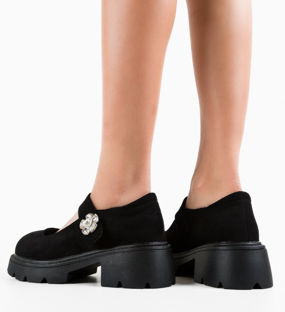 Pantofi Casual Dama Mriana Negri | Versatili si Moderni - imagine 3