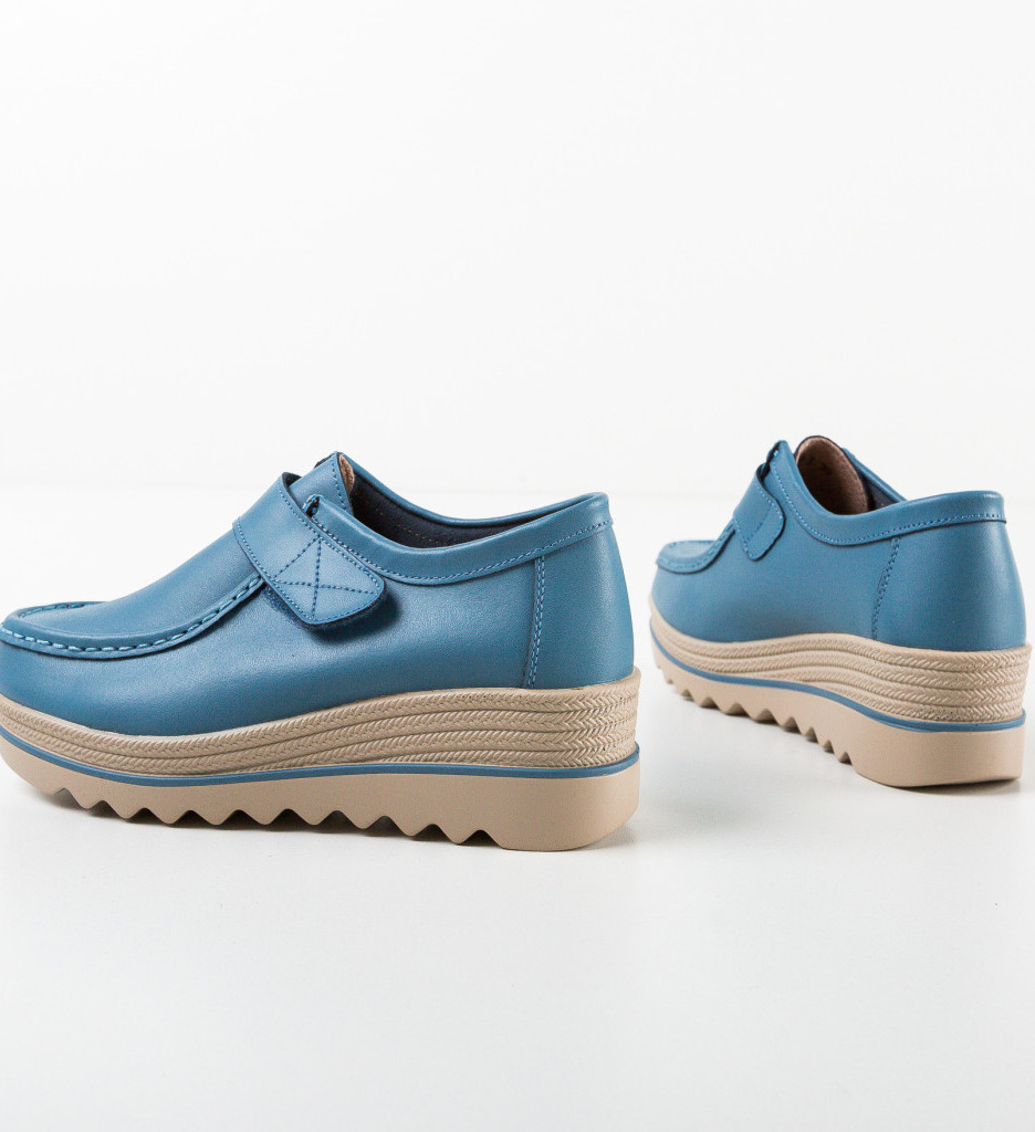 Pantofi Casual Albastri - Stil și Confort - imagine 8