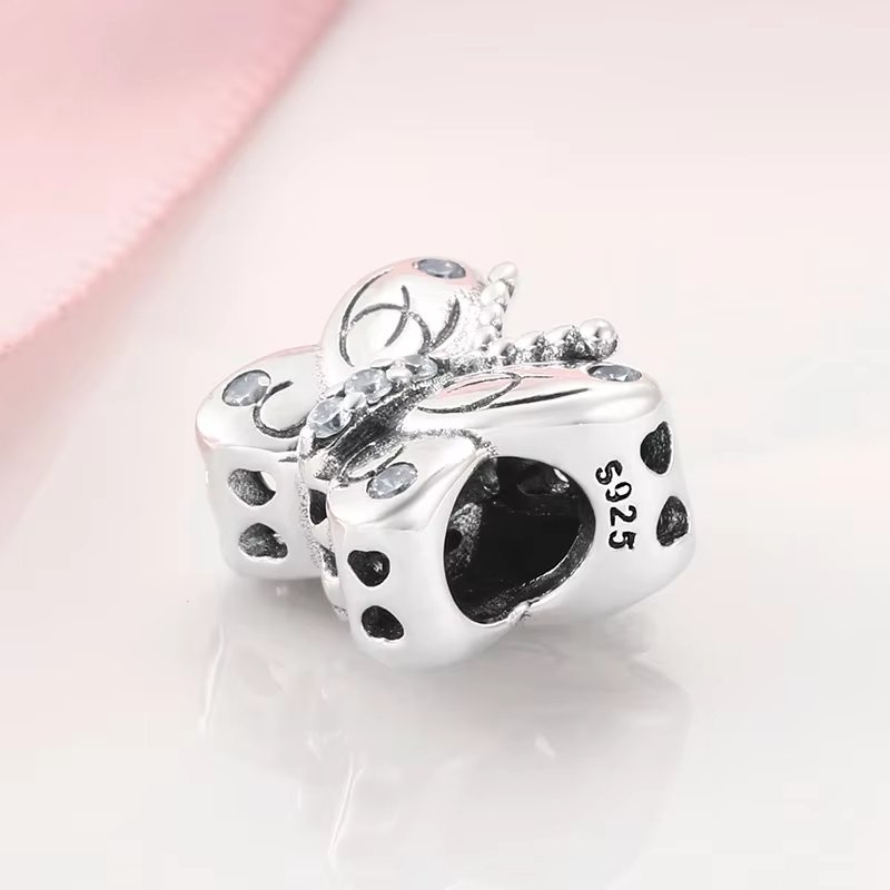 Charm Fluture Argint 925 Delis - Eleganță Pură - imagine 4