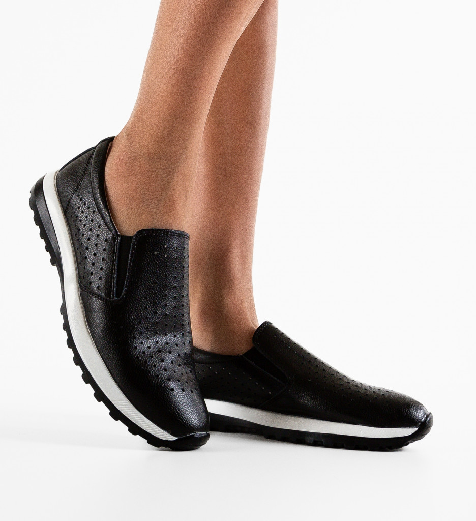 Pantofi Casual Damaris Negri | Confort & Stil - imagine 2