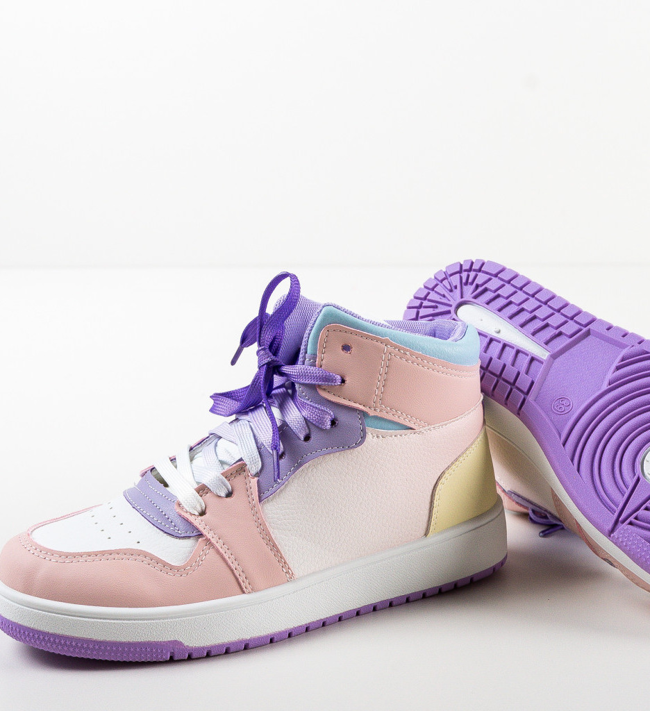 Sneakers Dama Galvan Roz - Confort Urban - imagine 6