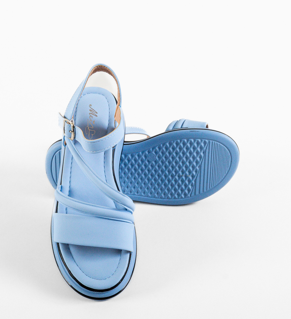 Platforme Dama Albastre Tubas | Stil & Confort - imagine 5