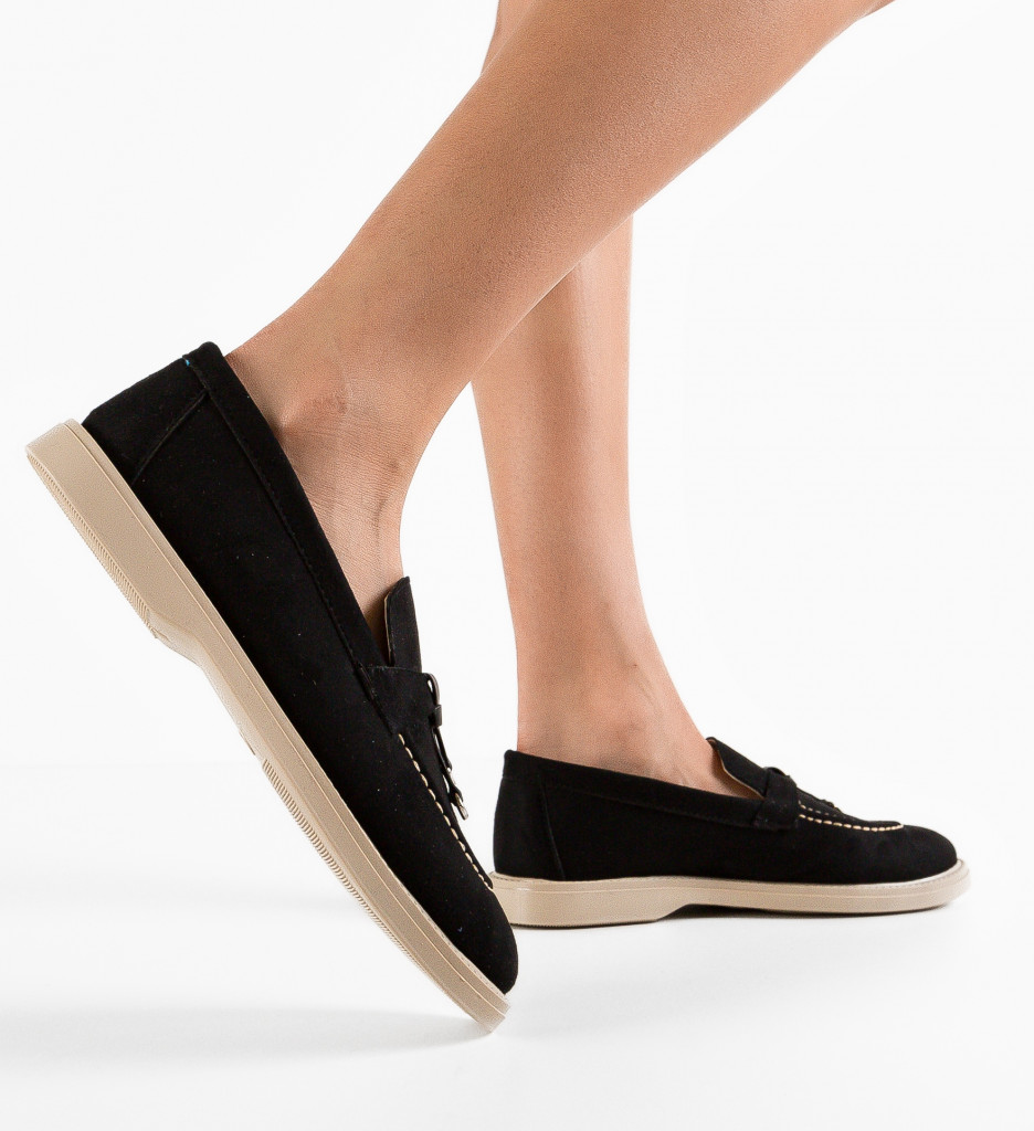 Pantofi Casual Evelynne Negri | Confort & Stil - imagine 4