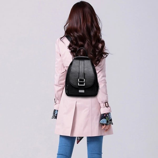 Rucsac Dama Rosra Alya GT517, Negru Elegant - imagine 5