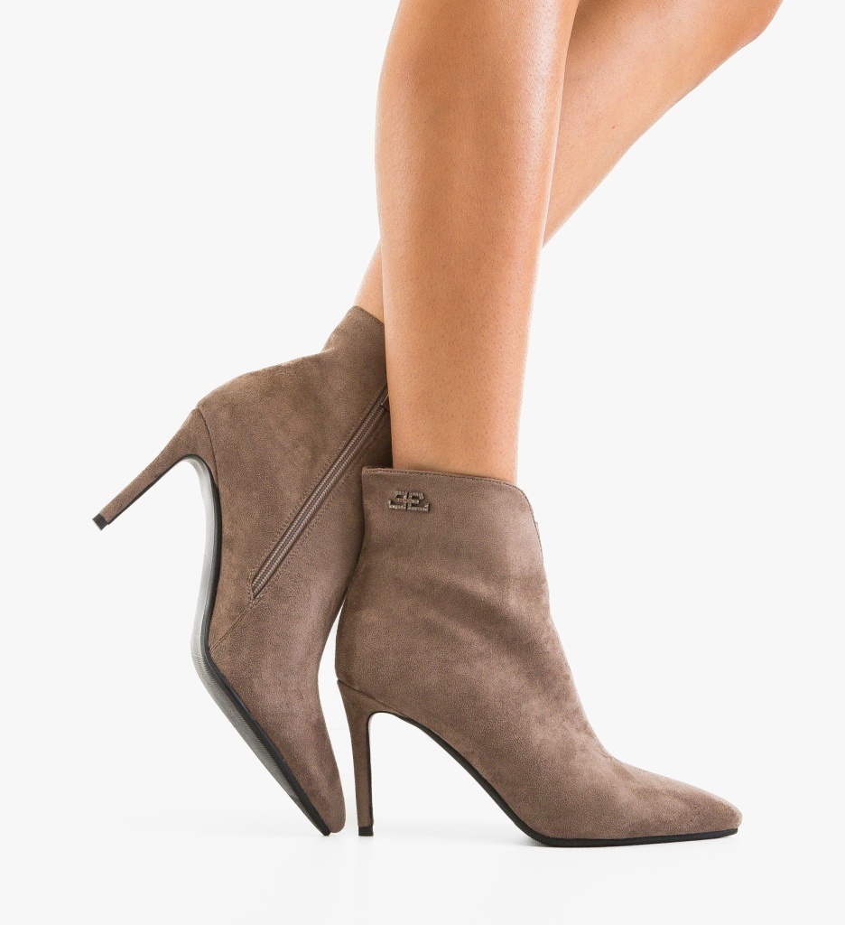 Botine Hemz Khaki Dama - Eleganță Urbană - imagine 3