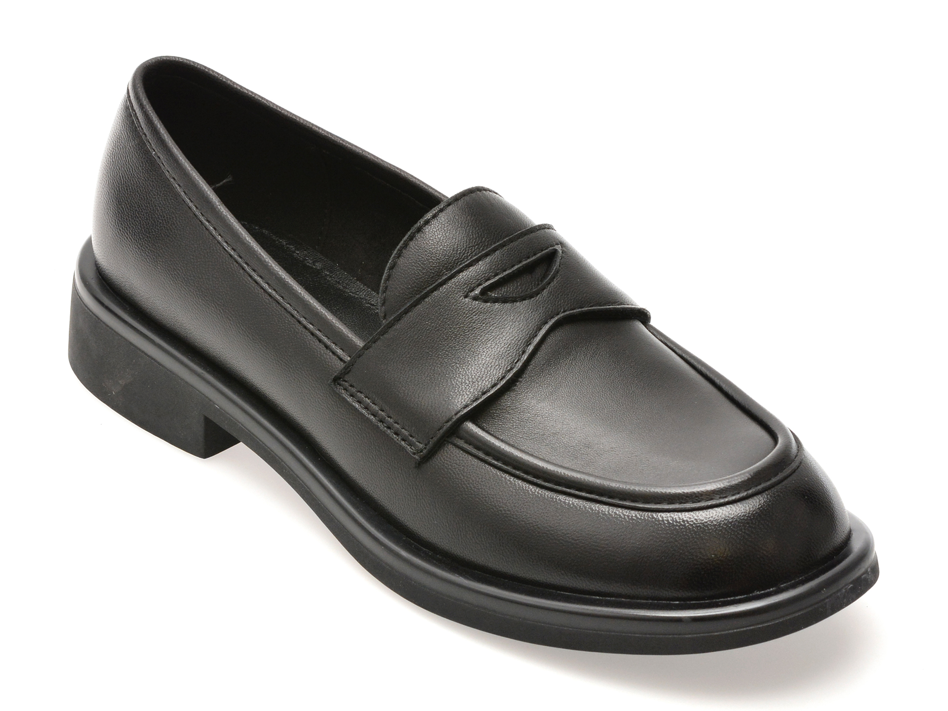 Mocasini EPICA PREMIUM negri din piele naturală
