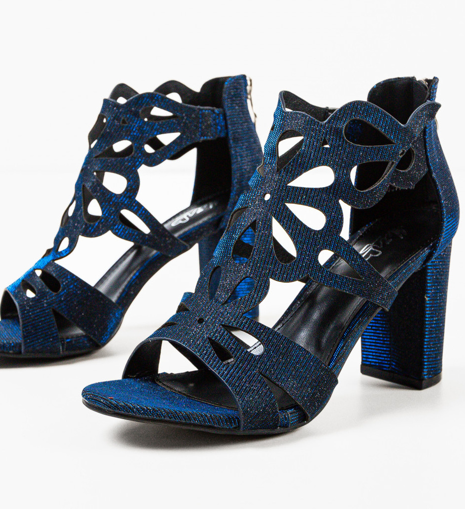 Sandale Dama Minos Bleumarin | Stil Elegant - imagine 6