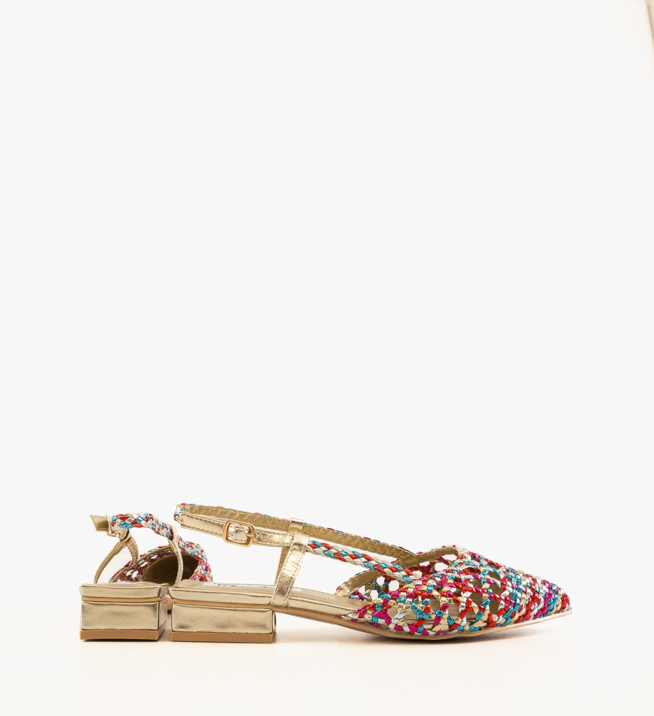 Sandale Dama Haley Multi cu Toc Elegante - imagine 3