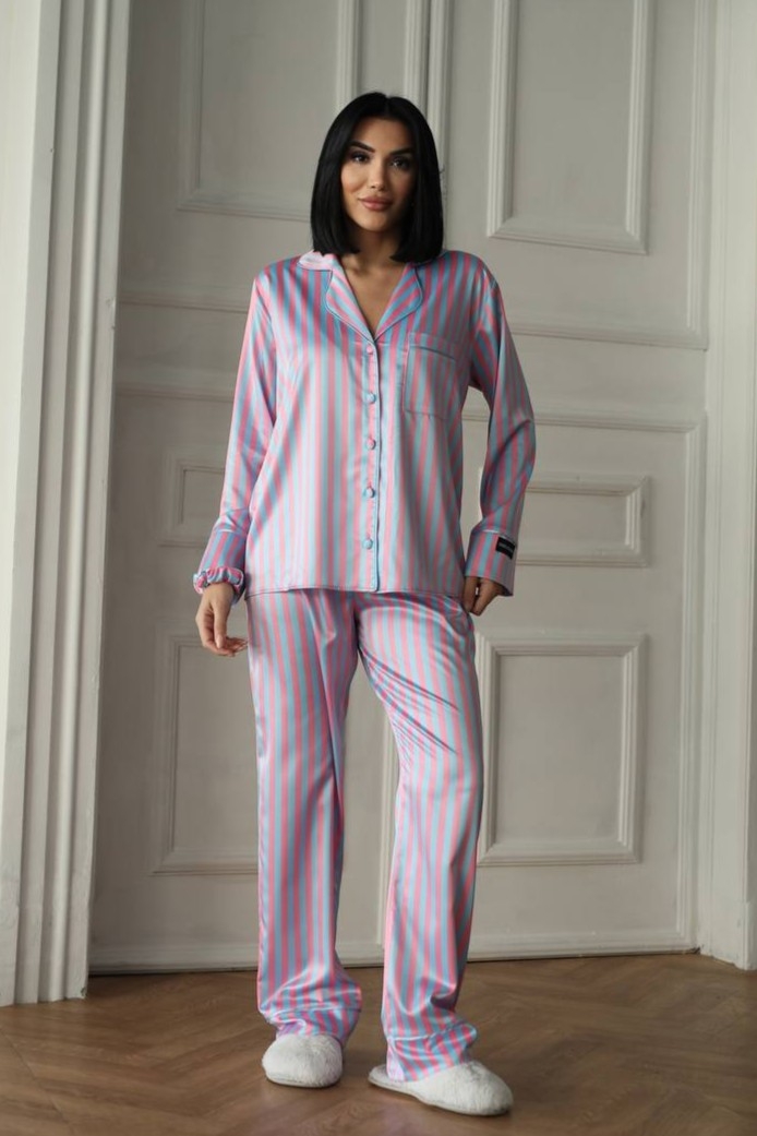 Set Pijama Dama 2 Piese Delis – Satin Mat & Confort - imagine 6