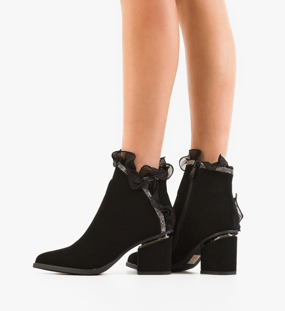 Botine Levine Negre - Eleganță și Confort - imagine 3