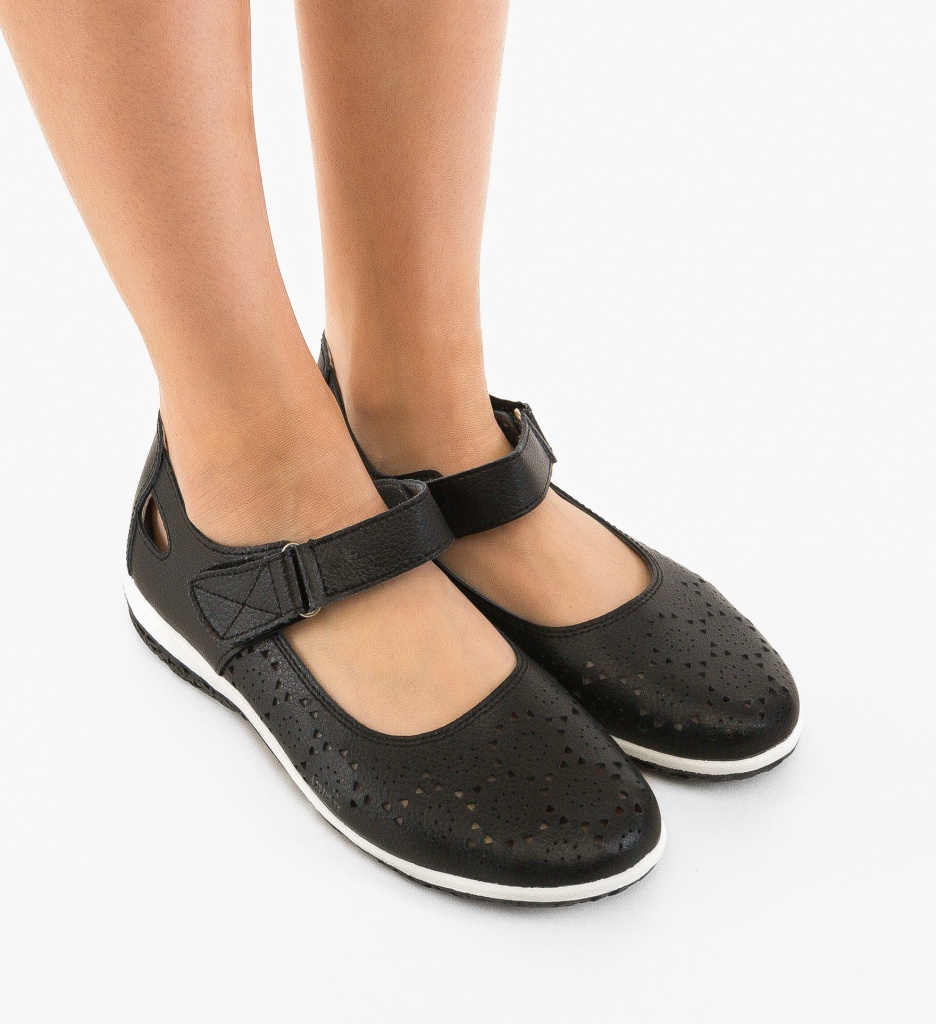 Pantofi Casual Silka Negri - Confort și Stil