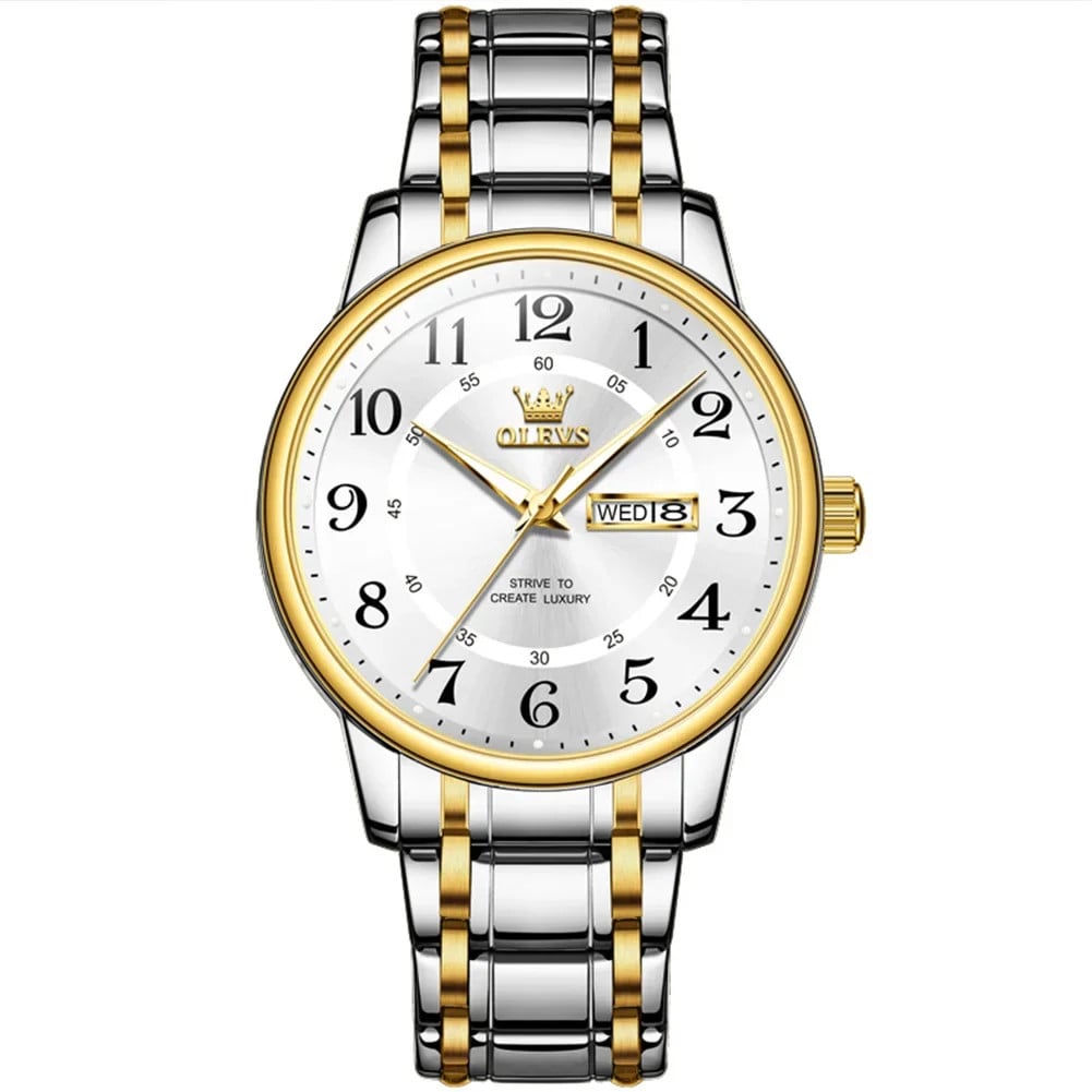 Ceas Barbatesc Olevs Bicolor Elegant