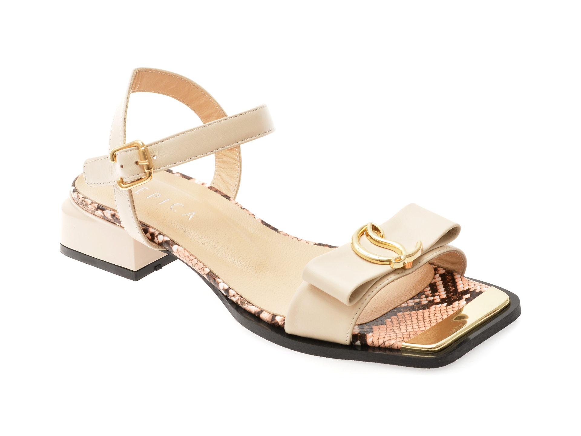 Sandale EPICA Bej | Piele Naturală și Eleganță