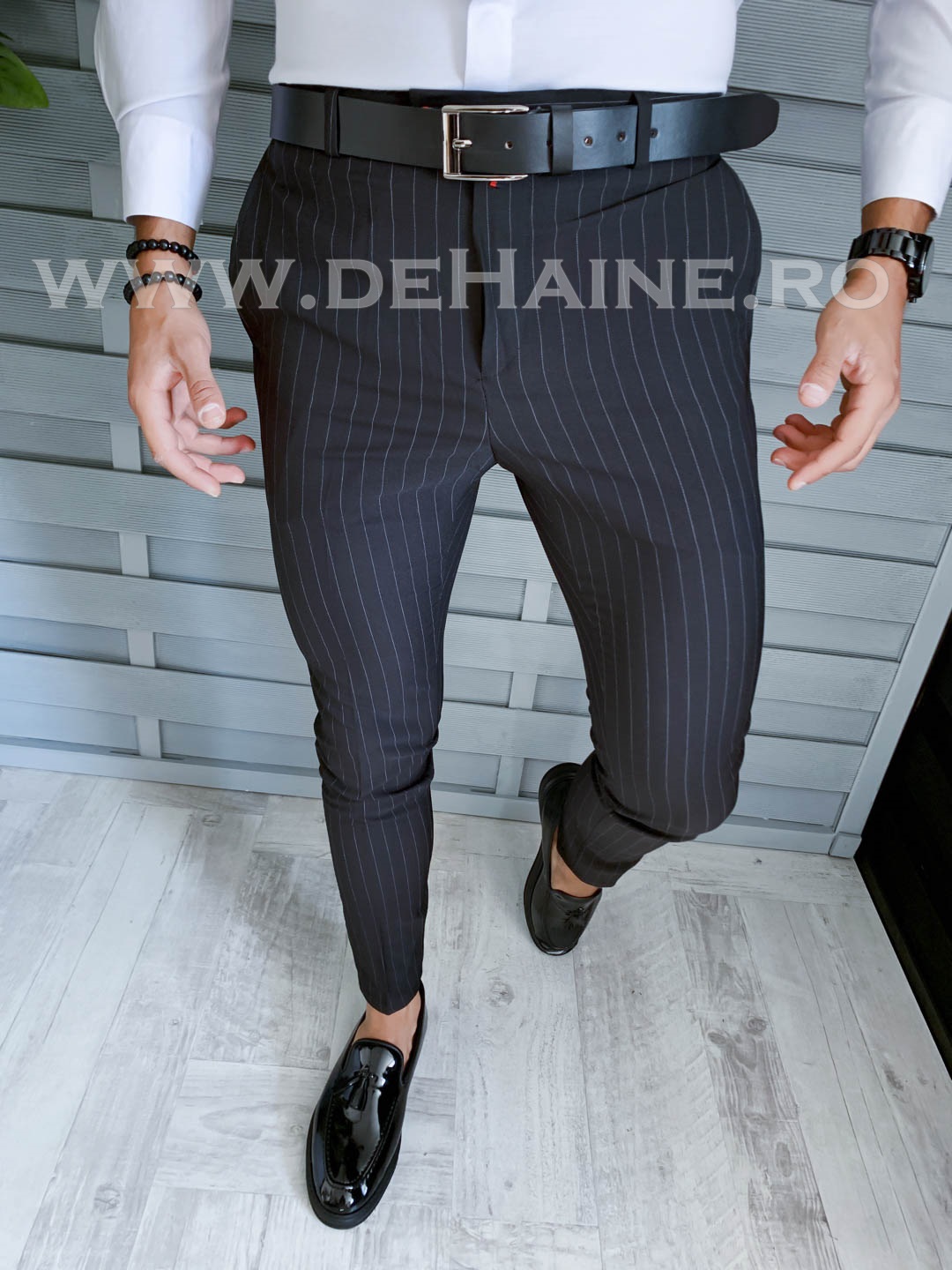 Pantaloni Barbati Eleganti in Dungi | Stil Modern