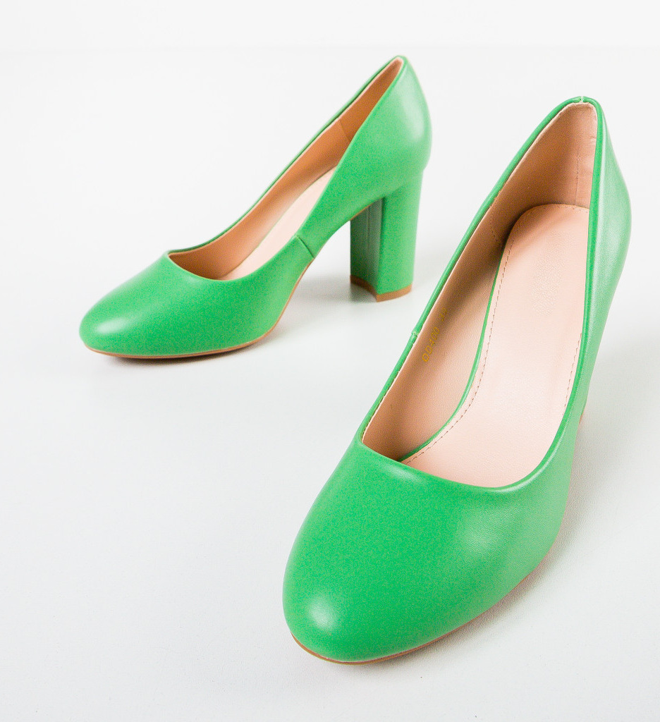 Pantofi cu Toc Verzi - Eleganță și Stil - imagine 6