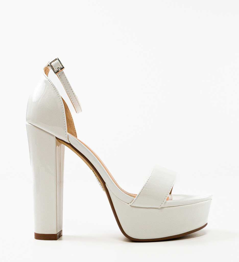 Sandale Butler Albe | Toc Elegant - imagine 6