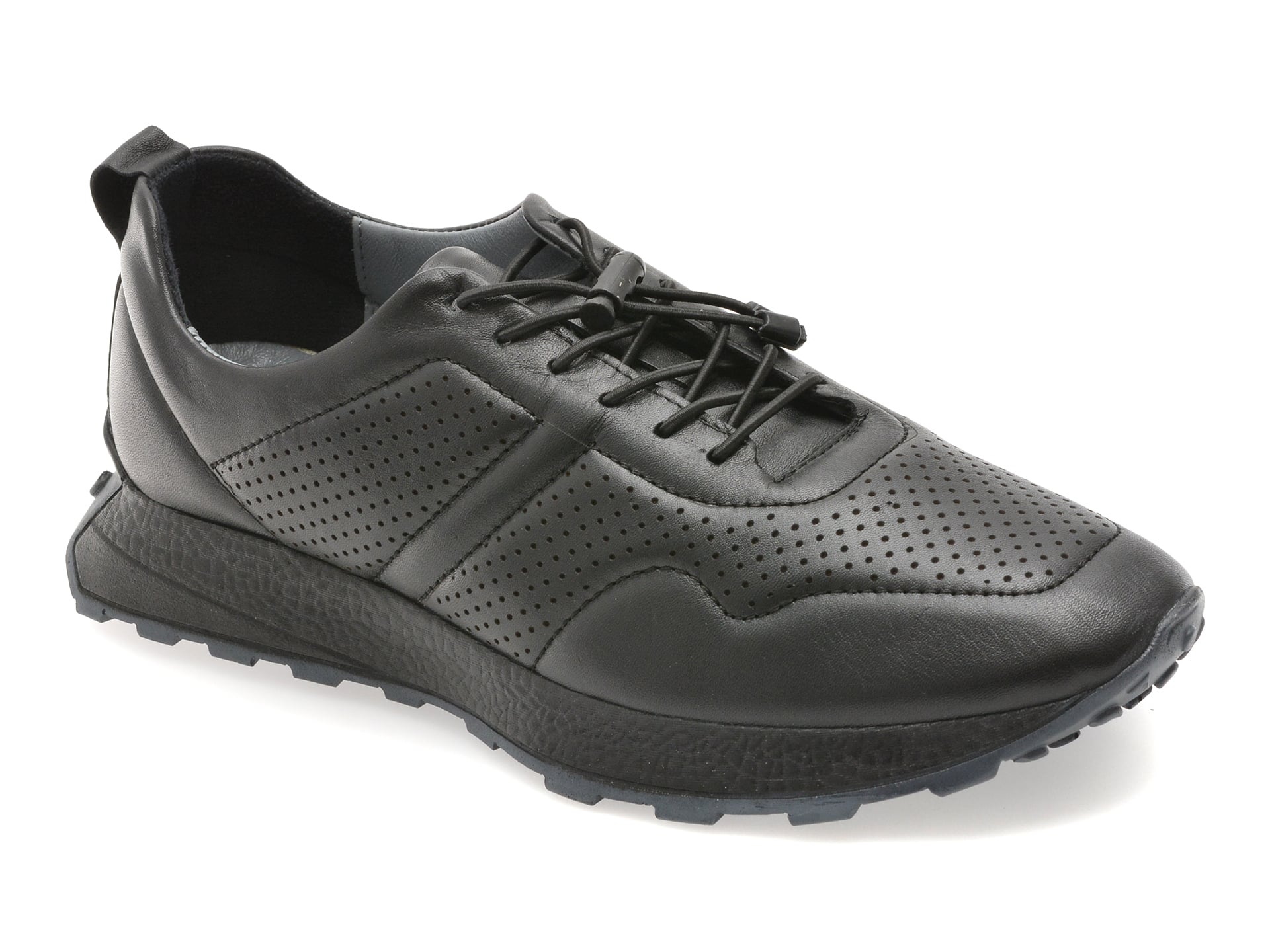 Pantofi BITE THE BULLET negri din piele