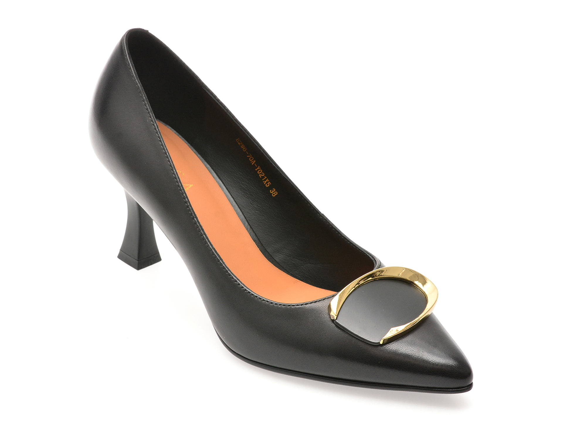 Epica Pantofi Eleganți Negri din Piele Naturală