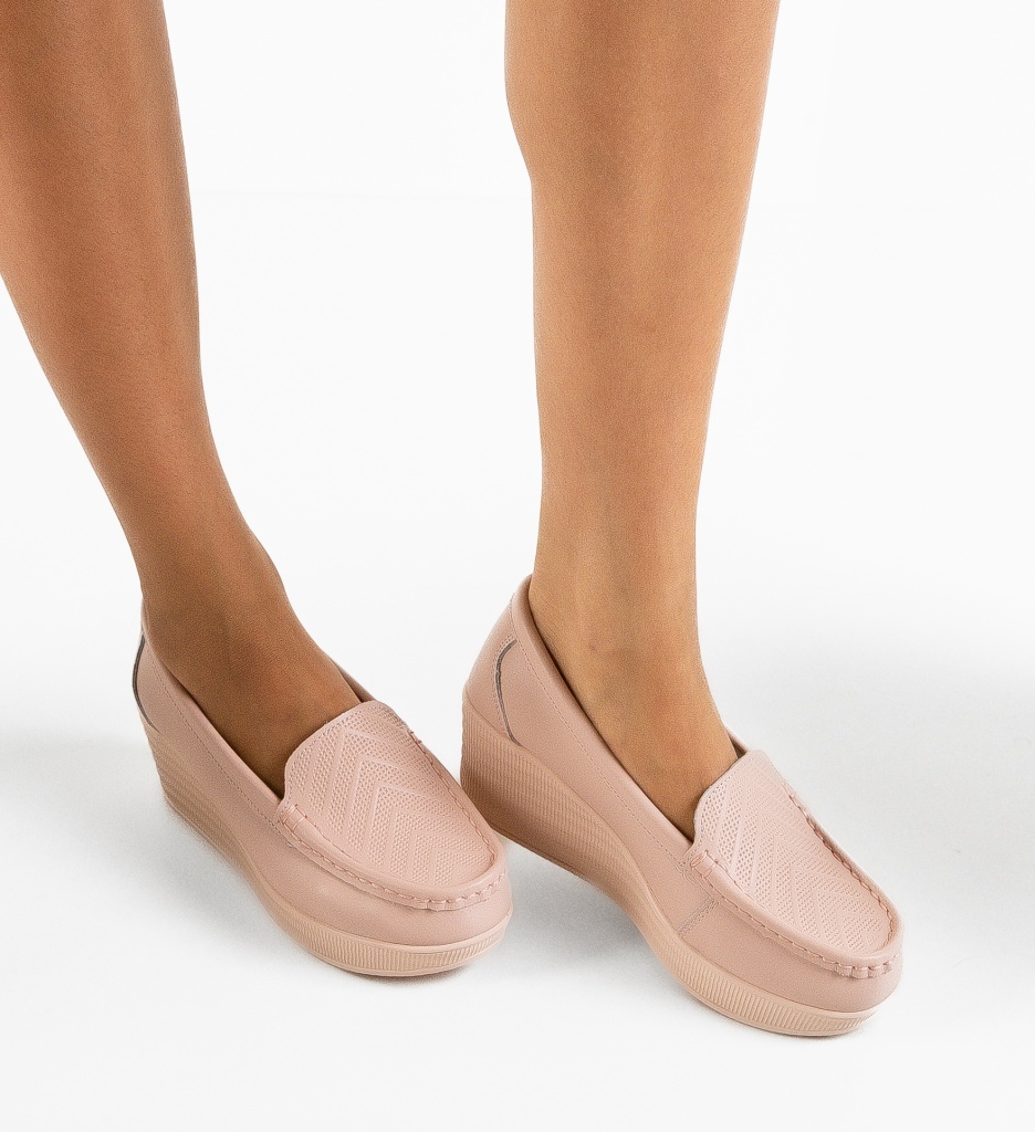 Pantofi Casual Ely Roz 2 - Confort și Stil - imagine 2