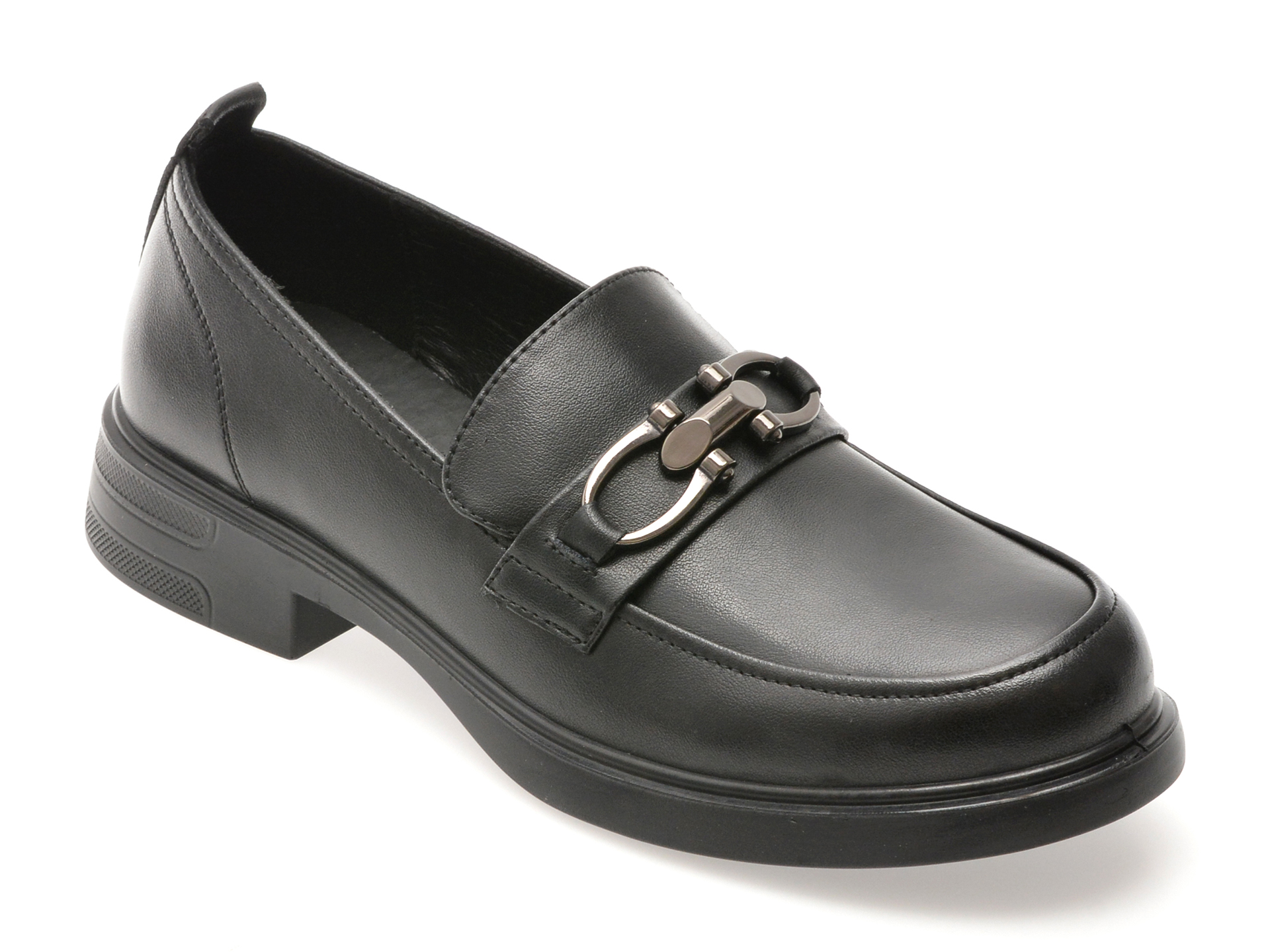 Mocasini Flavia Passini Negri din Piele Naturală