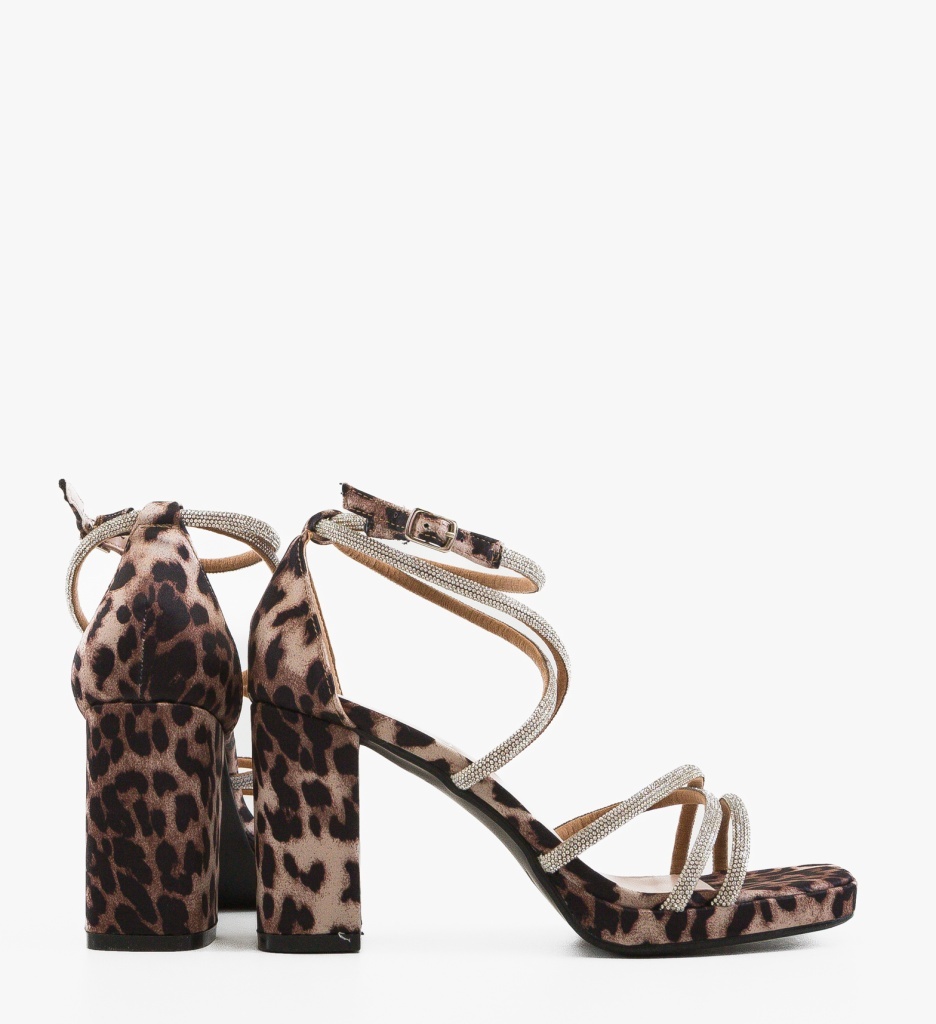 Sandale Dama Jared Animal Print Elegante - imagine 5