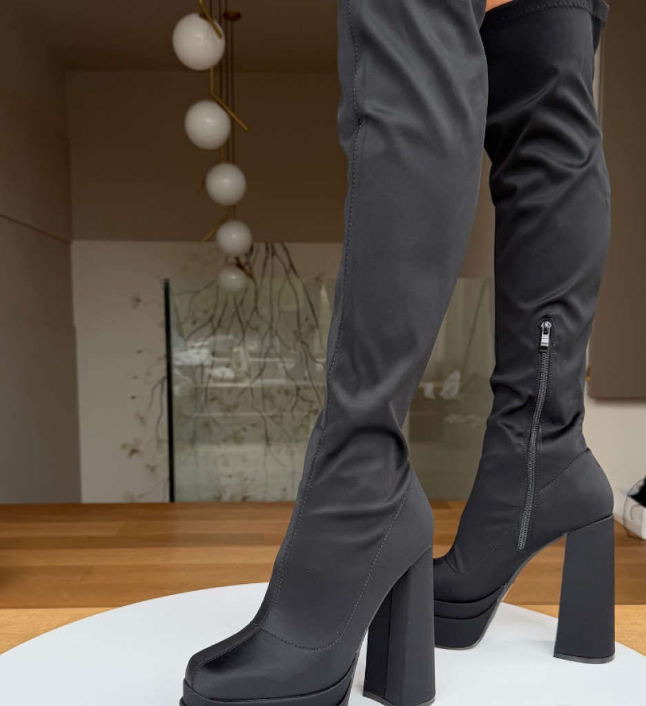 Cizme Dama Negre Uberba - Eleganta & Confort - imagine 9