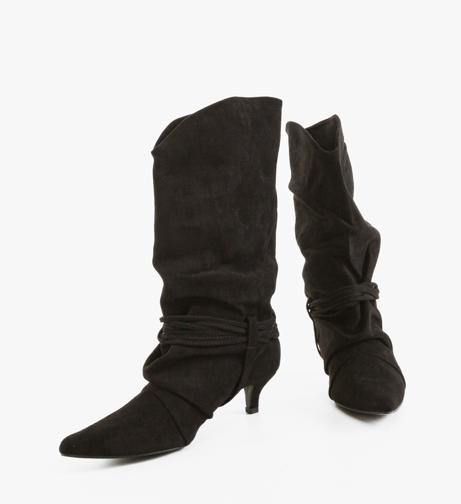 Botine Kamen Negre Depurtat - Eleganță și Confort - imagine 2