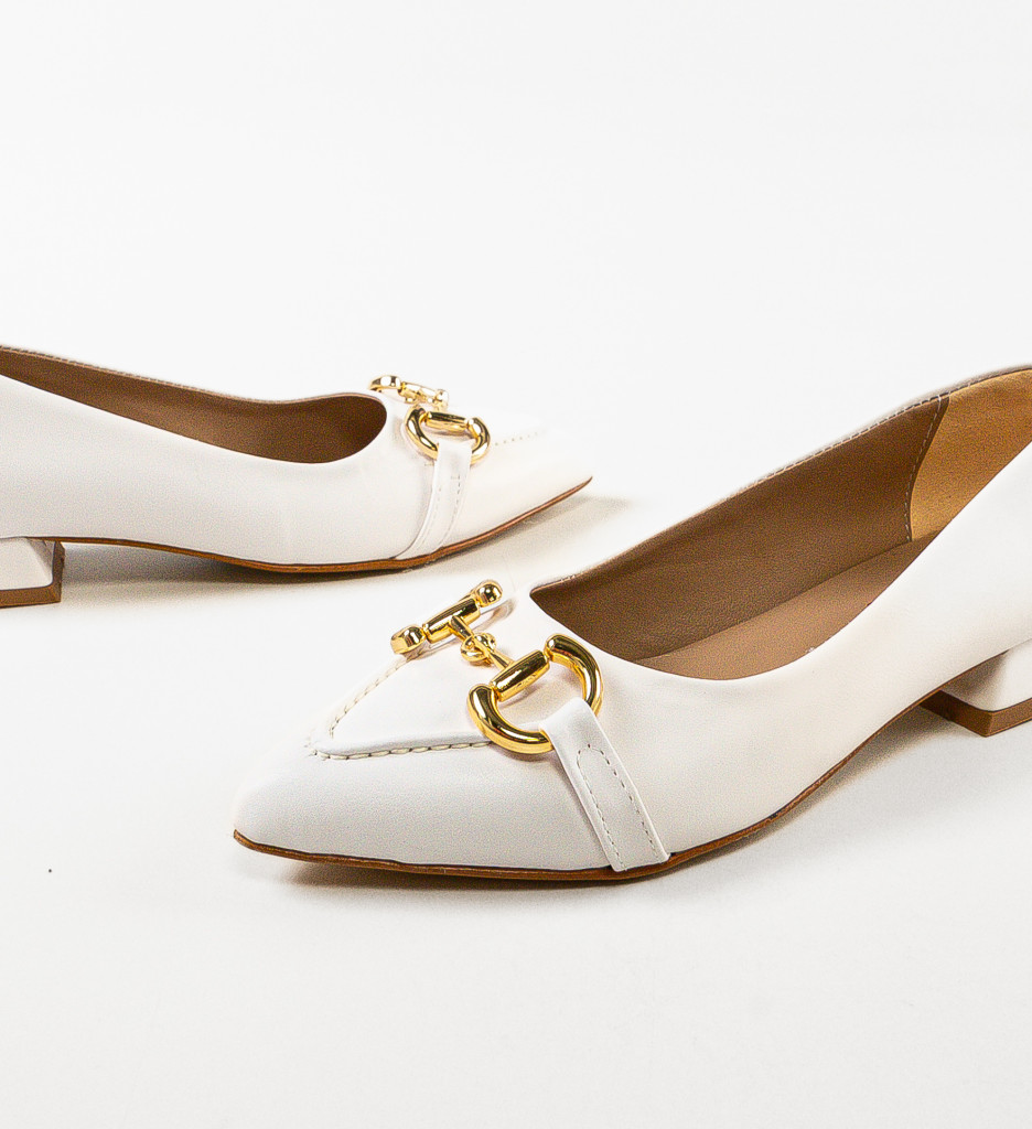 Pantofi Dama Lipse Albi | Eleganta Asigurata - imagine 10