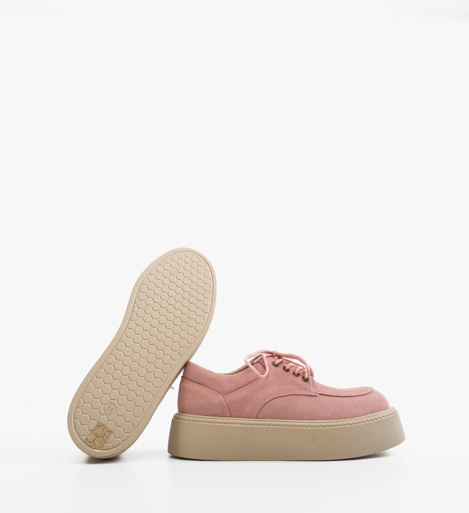 Sneakers Dama Sweep Roz - Confort si Stil Modern - imagine 4