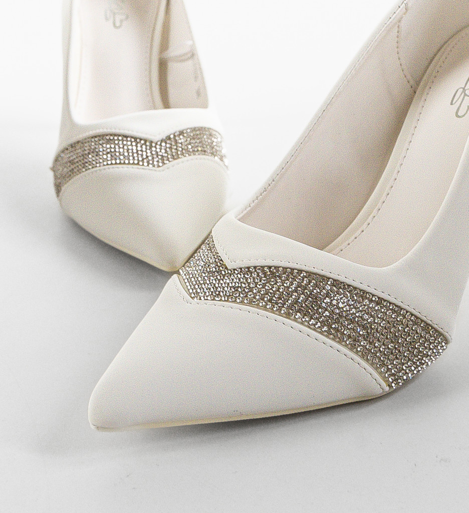 Pantofi Nataka Albi | Eleganță și Stil - imagine 5