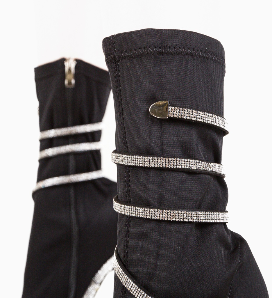 Botine Marijn Negre - Eleganță și Confort - imagine 6