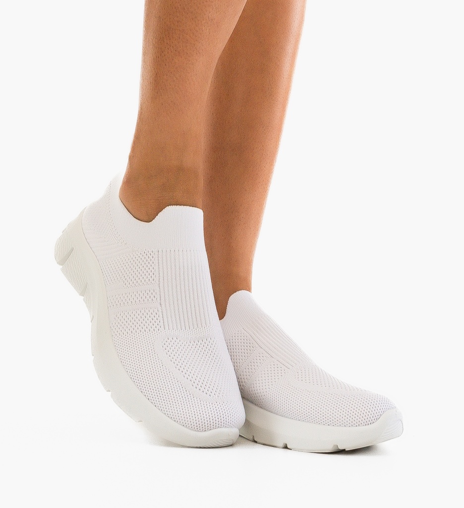 Sneakers Dama Tyta Albi | Confort și Stil - imagine 2