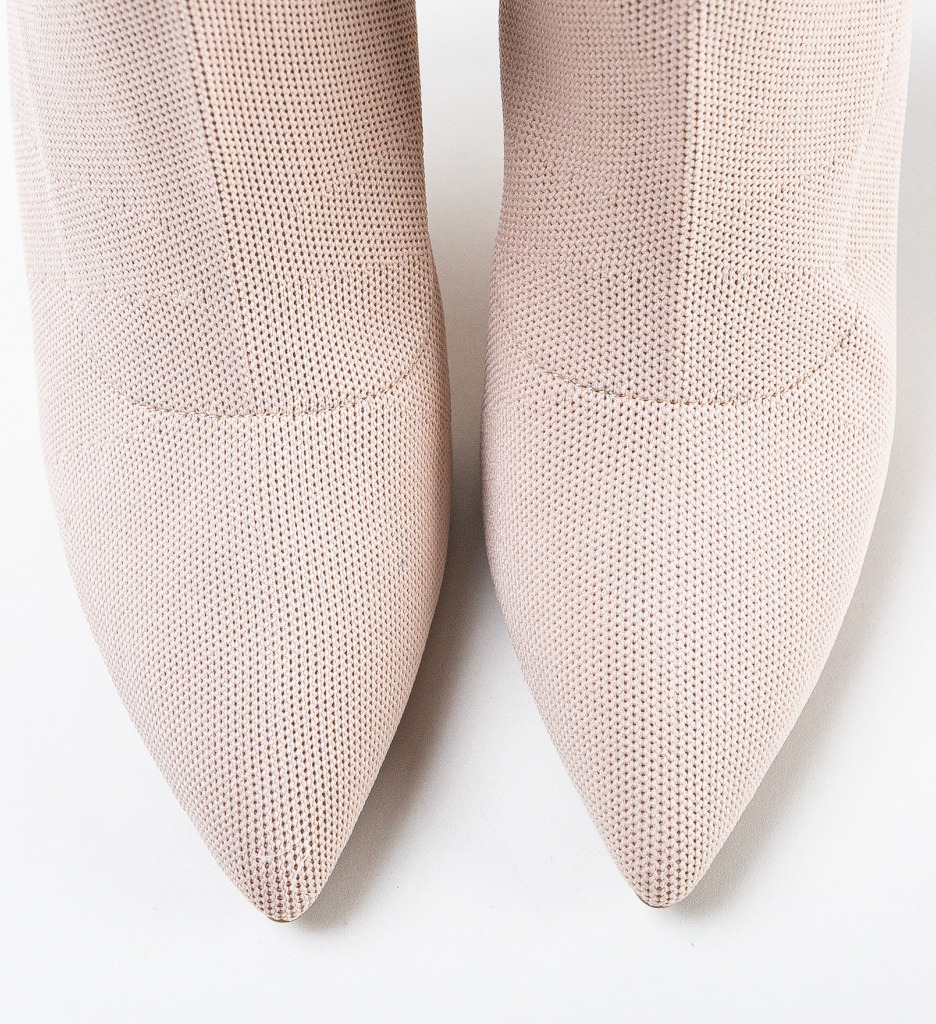 Botine Dama Gluty Bej | Eleganță și Confort - imagine 6