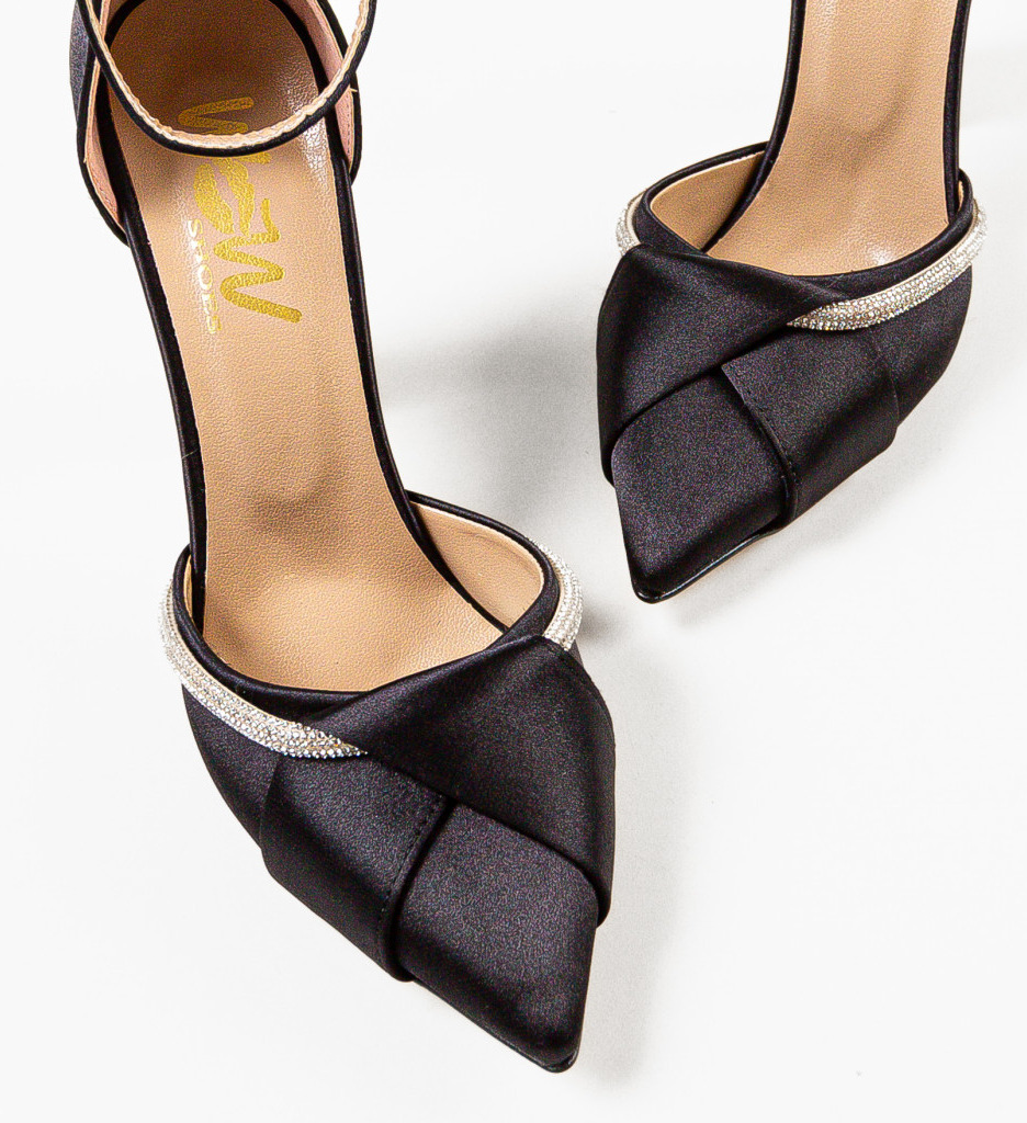 Pantofi Dama Loryna Negri | Eleganță și Stil - imagine 7