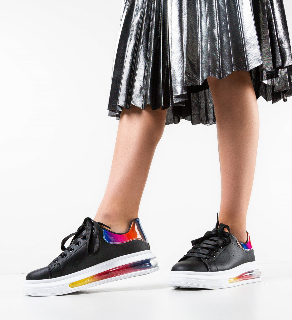 Sneakers Dama Utopy Negri - Confort și Stil - imagine 3