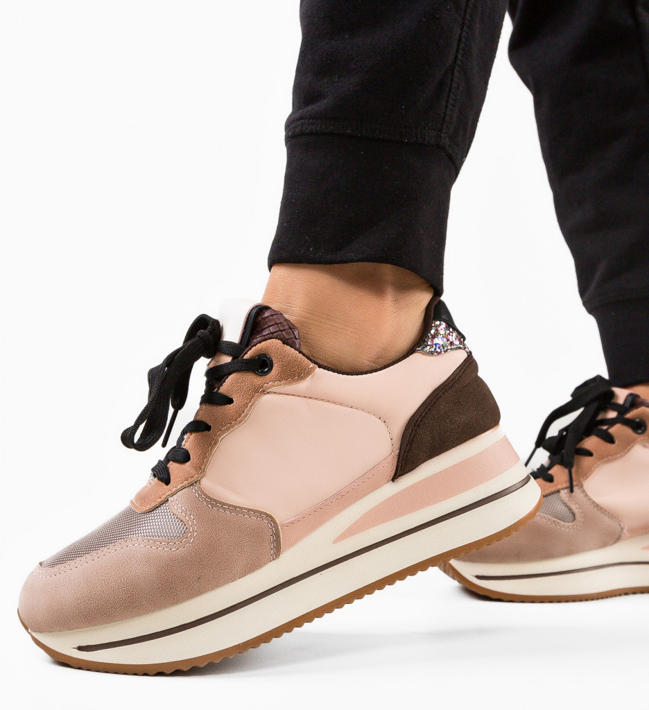 Sneakers Dama Dyonyos Roz - Confort și Stil