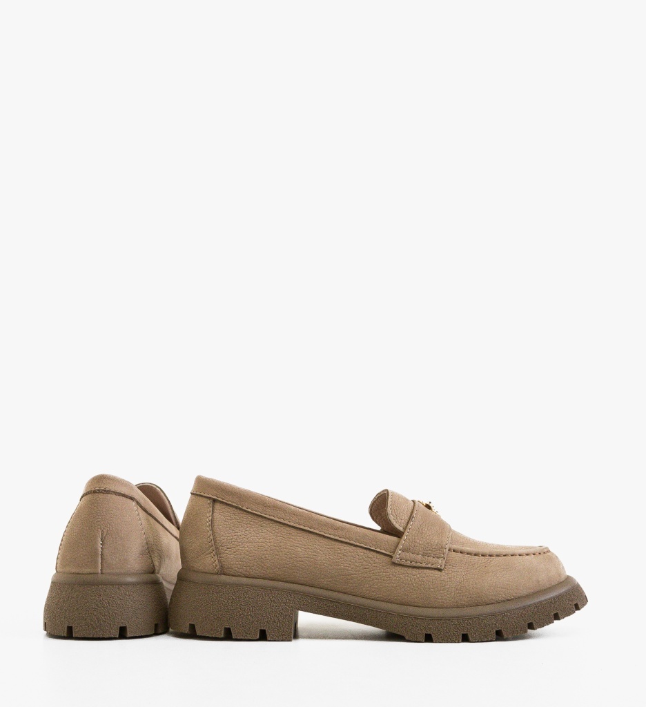 Pantofi Casual Dama Fosere Khaki - imagine 8