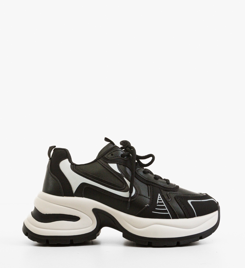 Sneakers Dama Kaya Negri - Confort și Stil Urban - imagine 4