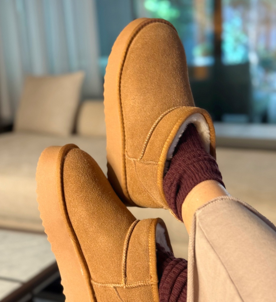 Cizme Ug Camel Nour 2 | Confort Suprem