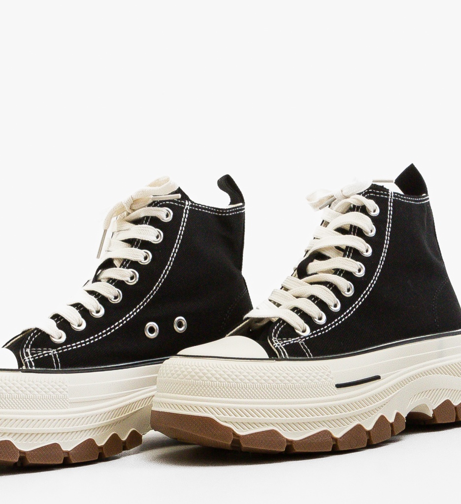 Sneakers Dama Pusty Negre - Stil Urban, Confort Maxim - imagine 4