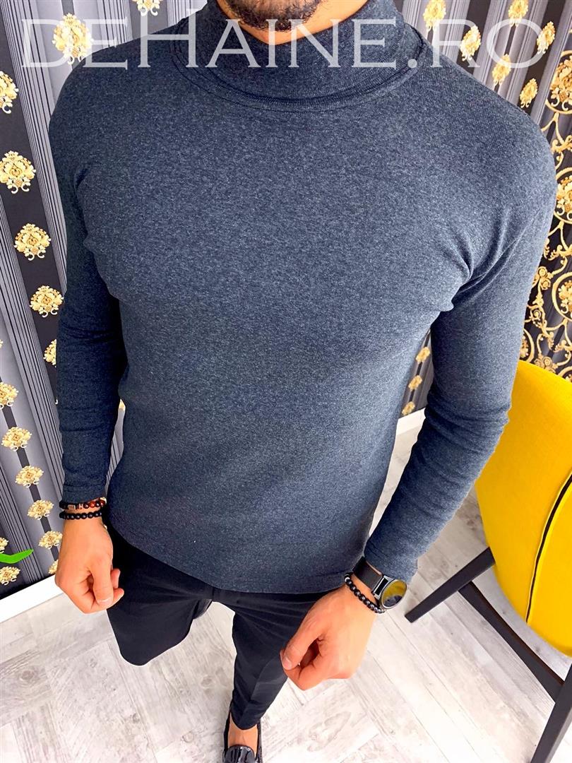 Helanca Barbati Gri Slim Fit - Elegant si Confortabil