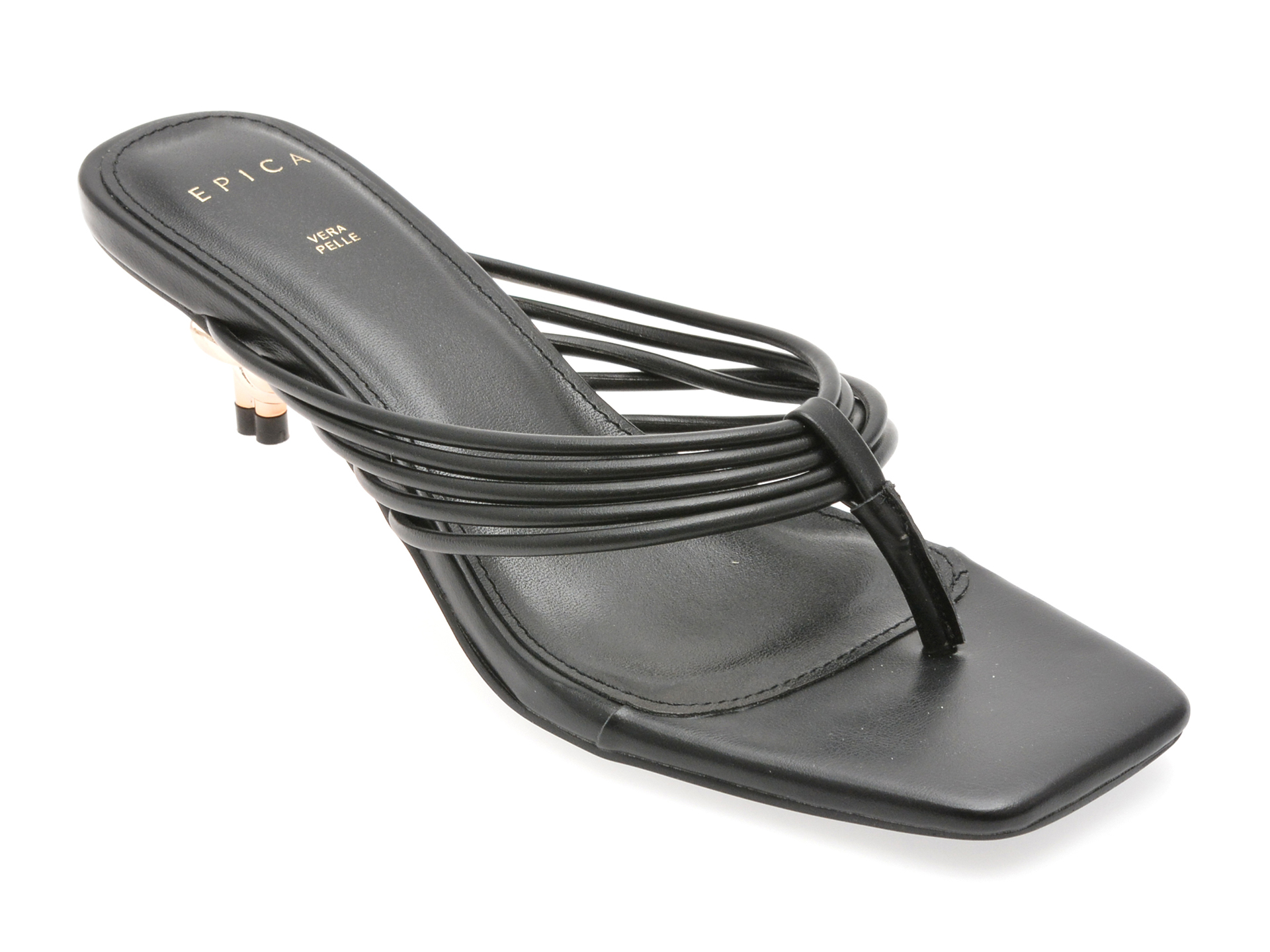 Papuci EPICA Negri | Confort și Eleganță