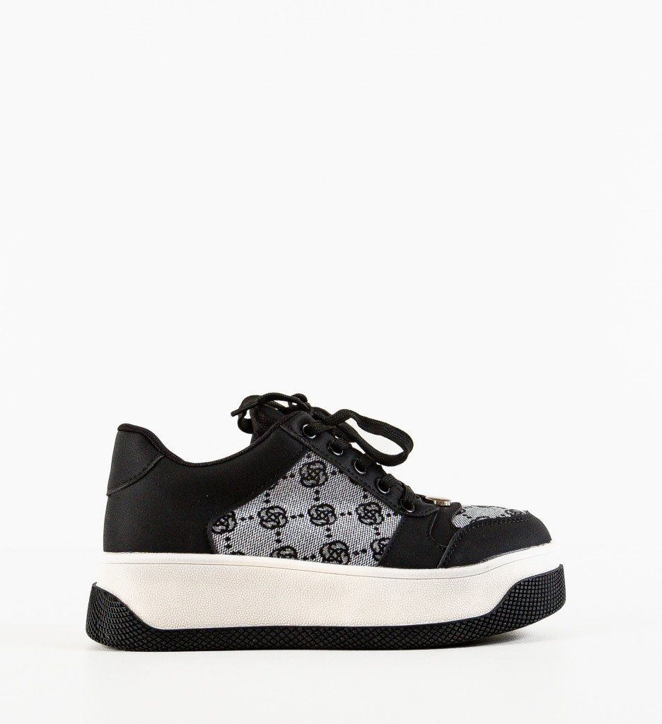 Sneakers Dama Guett Negri 2 | Confort și Stil - imagine 3