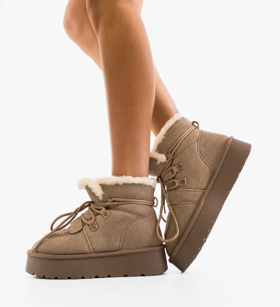 Cizme Ug Hamme Khaki Depurtat - Confort Urban - imagine 2