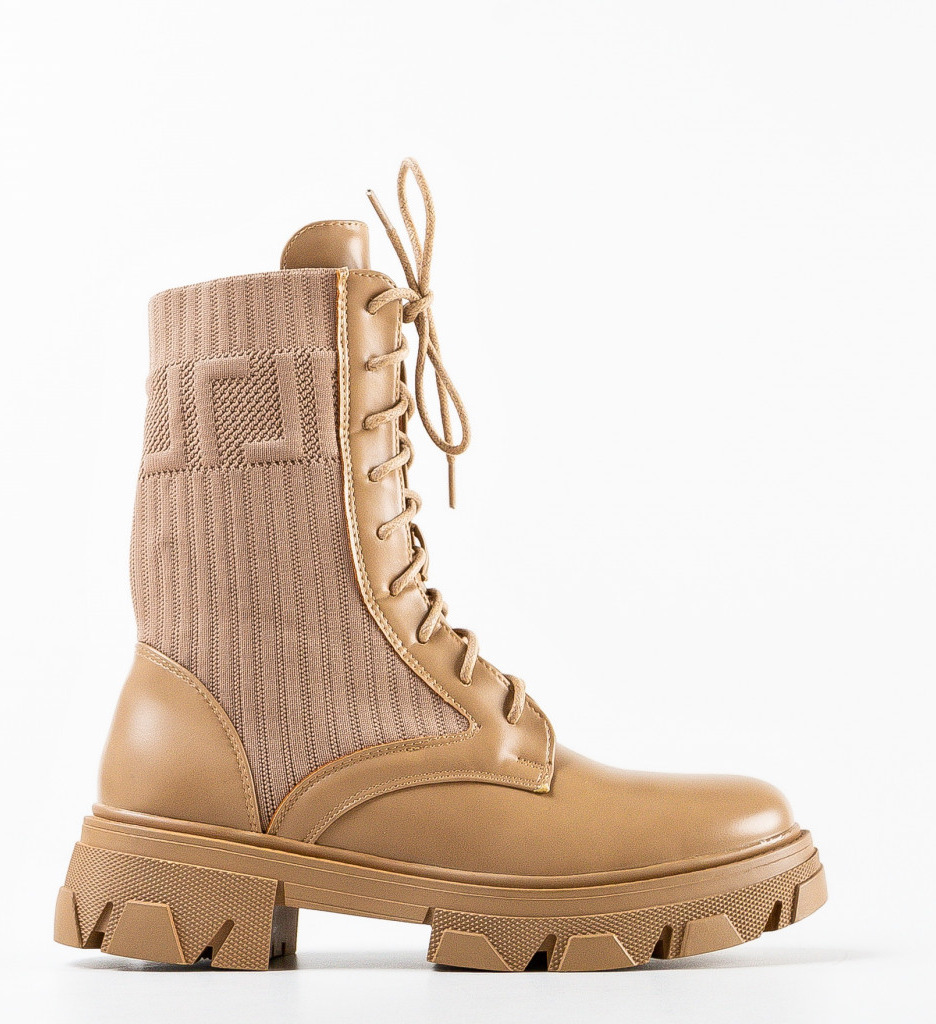 Ghete Dama Levy Khaki | Stil si Confort - imagine 4