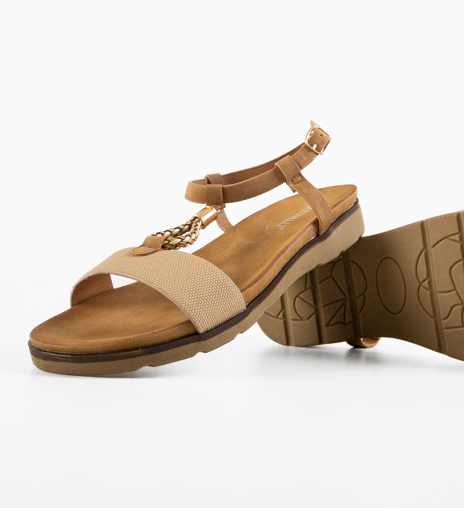 Sandale Dama Surind Khaki | Confort & Stil - imagine 6