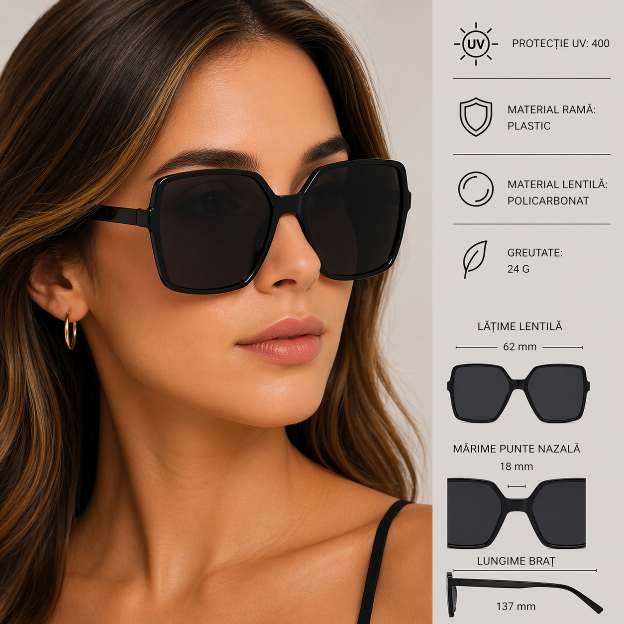 Ochelari de soare femei Picadili | Stil și Protecție - imagine 4