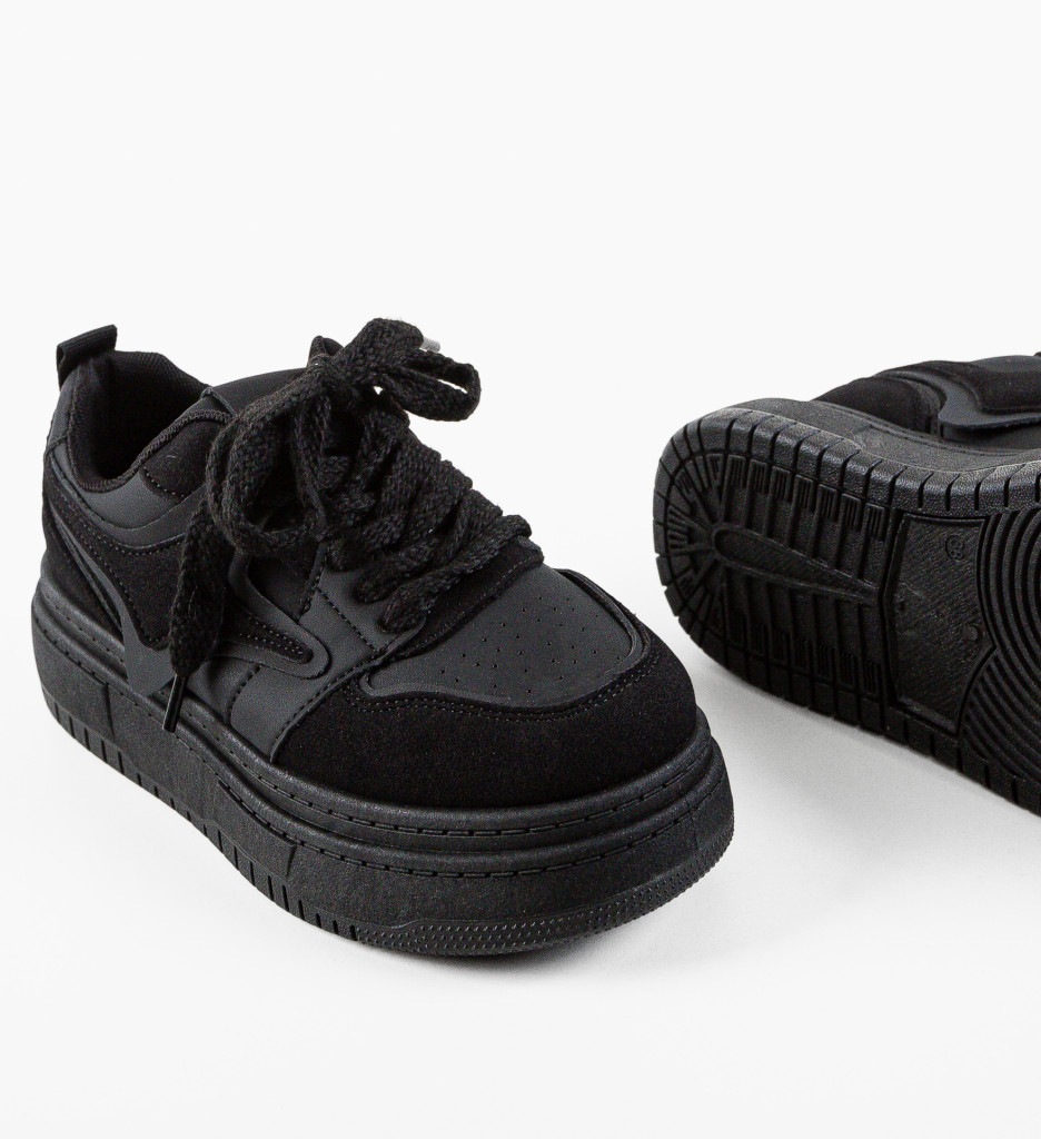 Sneakers Dama Lydal Negri | Confort și Stil - imagine 4