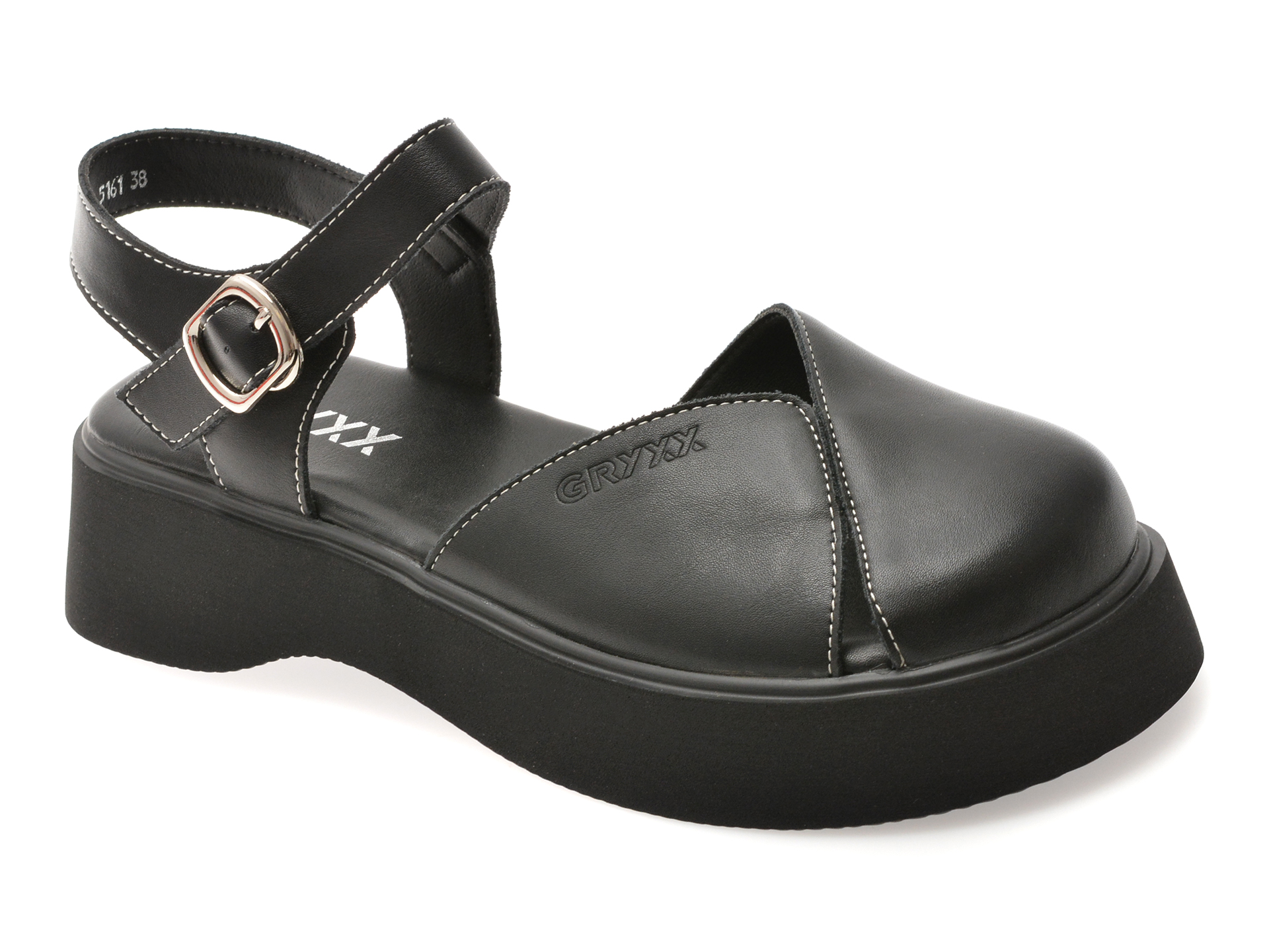 Pantofi GRYXX Negri Piele Naturală 5161