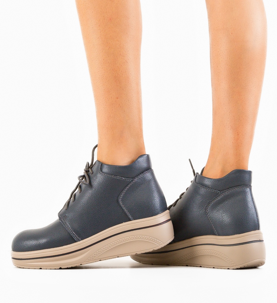 Pantofi Casual Palerma Gri - Confort & Stil